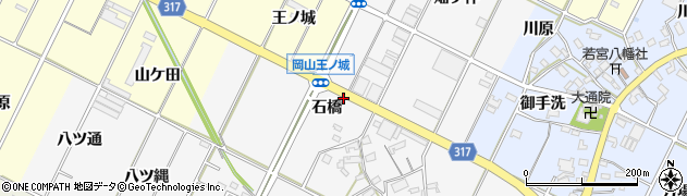 愛知県西尾市吉良町木田石橋周辺の地図
