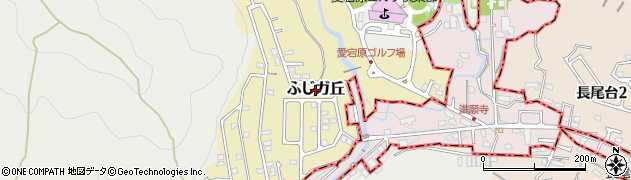 兵庫県宝塚市ふじガ丘周辺の地図