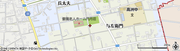 静岡県藤枝市与左衛門231周辺の地図
