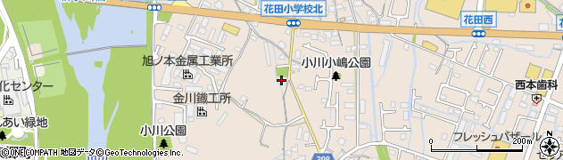 花田記念公園周辺の地図