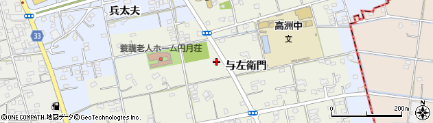 静岡県藤枝市与左衛門207周辺の地図