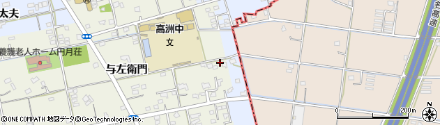 静岡県藤枝市与左衛門142周辺の地図