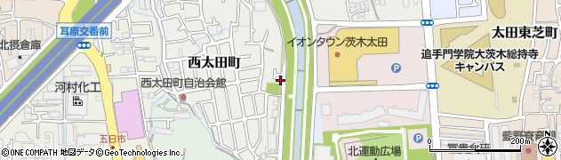 大阪府茨木市西太田町17周辺の地図
