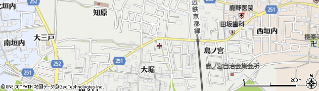 京都府城陽市枇杷庄大堀120周辺の地図
