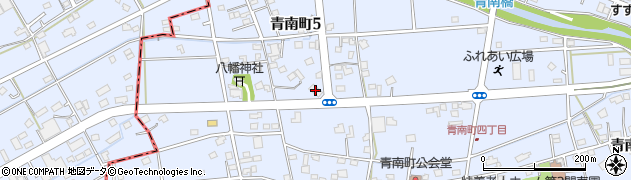 カースタレンタカーカーケアセンター青南店周辺の地図