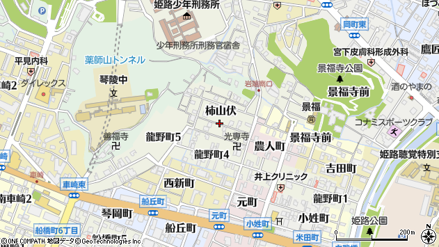 〒670-0037 兵庫県姫路市柿山伏の地図
