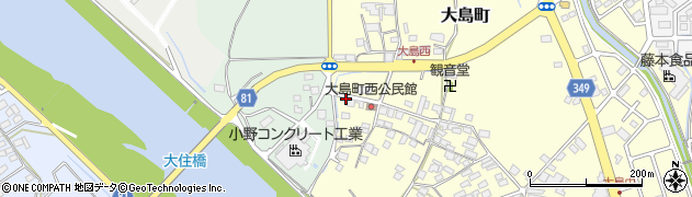 兵庫県小野市大島町106-1周辺の地図