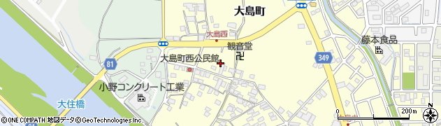 兵庫県小野市大島町65周辺の地図