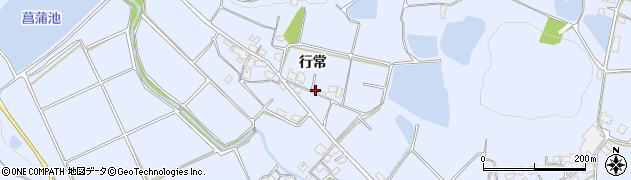 兵庫県加古川市志方町行常173周辺の地図