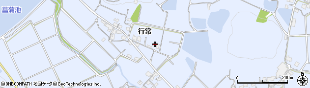 兵庫県加古川市志方町行常149周辺の地図