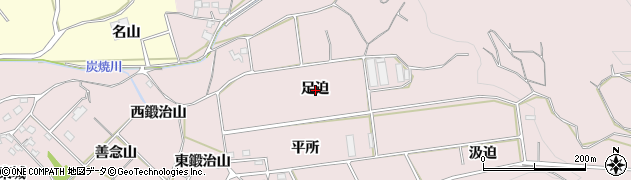 愛知県西尾市吉良町駮馬足迫周辺の地図