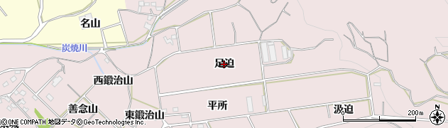 愛知県西尾市吉良町駮馬（足迫）周辺の地図