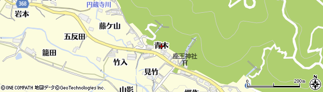 愛知県豊川市御津町金野（青木）周辺の地図