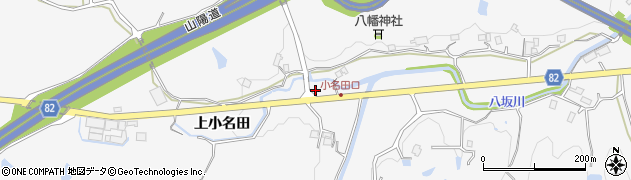 兵庫県神戸市北区八多町（上小名田）周辺の地図