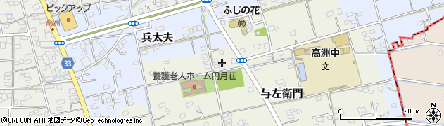 静岡県藤枝市与左衛門224周辺の地図