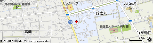 メモリアルハウスラビュー藤枝周辺の地図