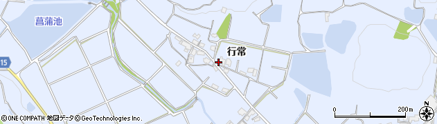 兵庫県加古川市志方町行常180周辺の地図
