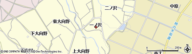 愛知県豊橋市石巻平野町（一ノ沢）周辺の地図