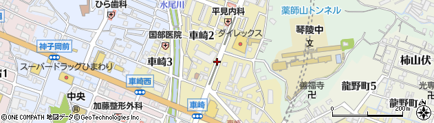 兵庫県姫路市車崎周辺の地図
