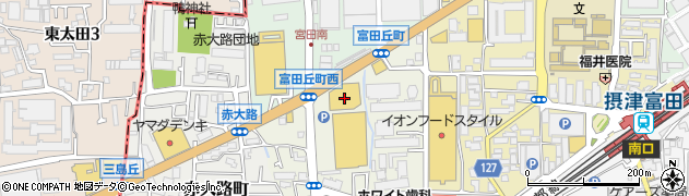 ｍａｎｄａｉ高槻富田丘店周辺の地図