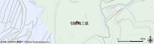 静岡県浜松市浜名区引佐町三岳周辺の地図