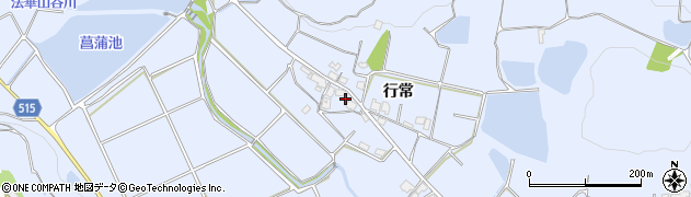 兵庫県加古川市志方町行常335周辺の地図