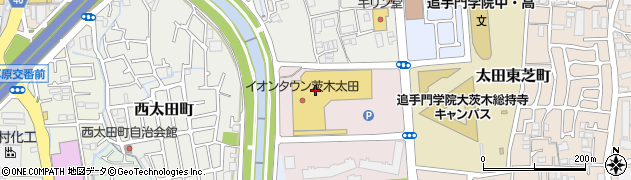 あかのれん　茨木太田店周辺の地図