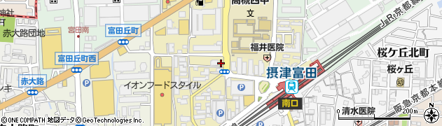 大阪府高槻市大畑町周辺の地図