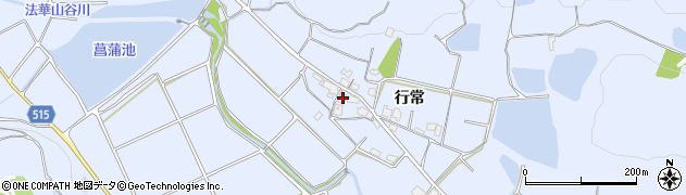 兵庫県加古川市志方町行常337周辺の地図