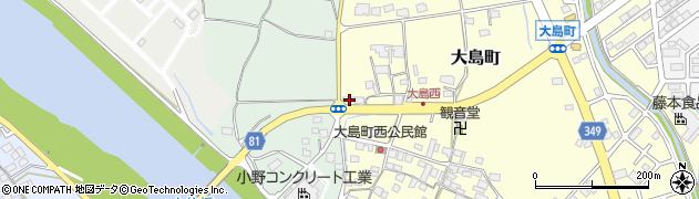 兵庫県小野市大島町110周辺の地図