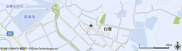 兵庫県加古川市志方町行常327周辺の地図