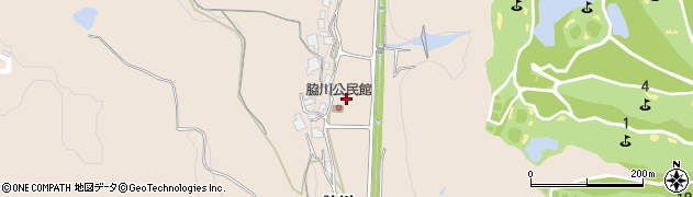 兵庫県三木市細川町脇川周辺の地図