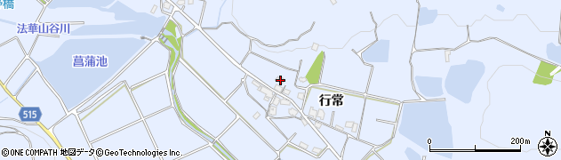 兵庫県加古川市志方町行常328周辺の地図