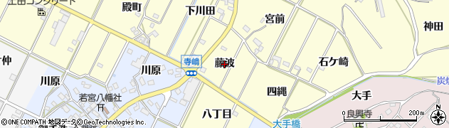 愛知県西尾市吉良町瀬戸（藤波）周辺の地図