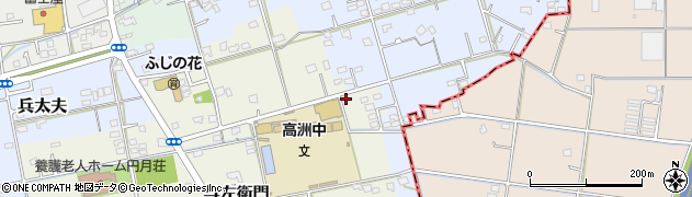 静岡県藤枝市与左衛門12周辺の地図