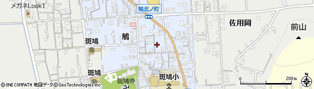 兵庫県揖保郡太子町鵤周辺の地図