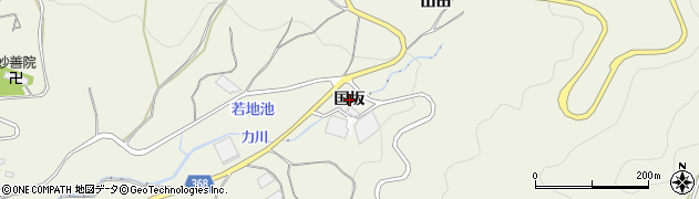 愛知県蒲郡市豊岡町（国坂）周辺の地図