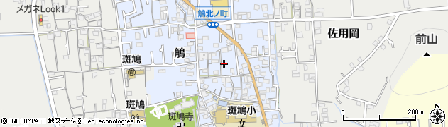 兵庫県太子町（揖保郡）鵤周辺の地図