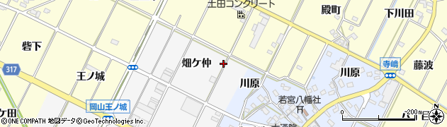 愛知県西尾市吉良町木田畑ケ仲44周辺の地図