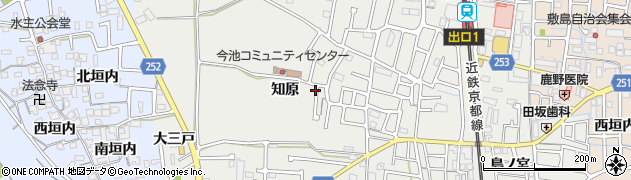 京都府城陽市枇杷庄周辺の地図