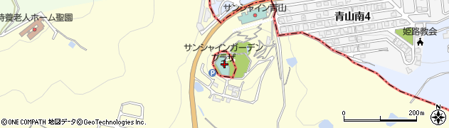 兵庫県姫路市青山南周辺の地図