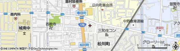 株式会社鮎川内職斡旋所周辺の地図