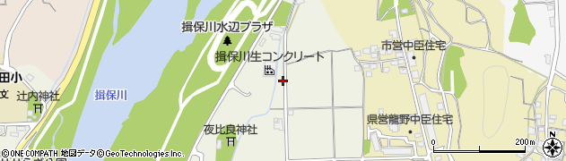 兵庫県たつの市揖保町揖保上周辺の地図