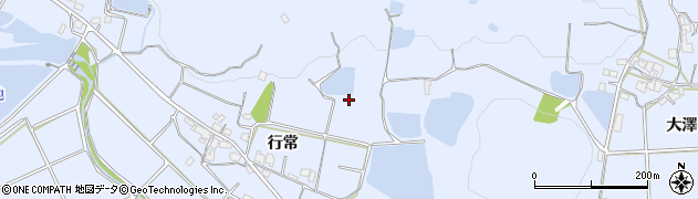 兵庫県加古川市志方町行常192周辺の地図