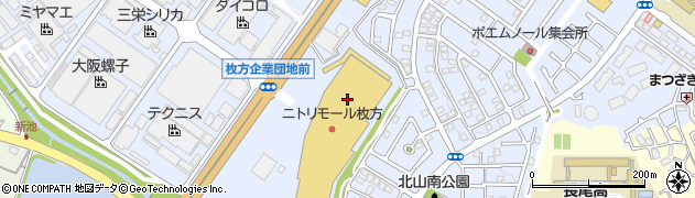 スタジオ・アリス　ニトリモール枚方店周辺の地図