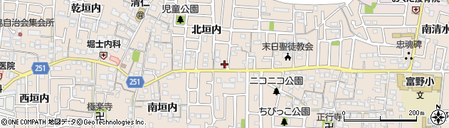 ＪＡ京都やましろ城陽南周辺の地図