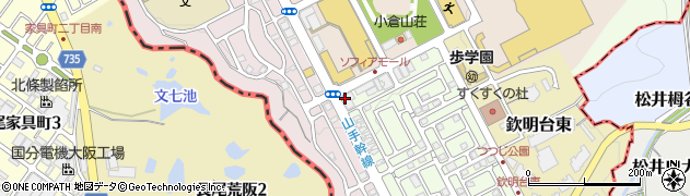 プラス・ワン欽明台店周辺の地図