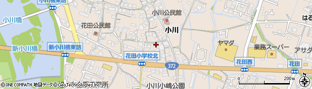 兵庫県姫路市花田町小川825周辺の地図