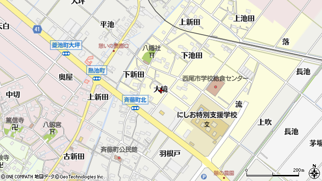 〒445-0046 愛知県西尾市須脇町の地図