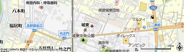 兵庫県姫路市城東町周辺の地図